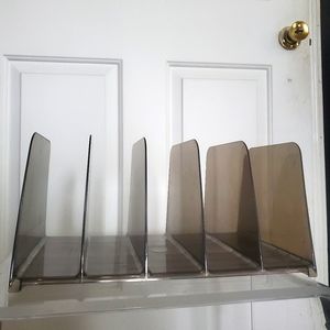 Desk file organizer  5 slots.  13Lx9wx6.5h